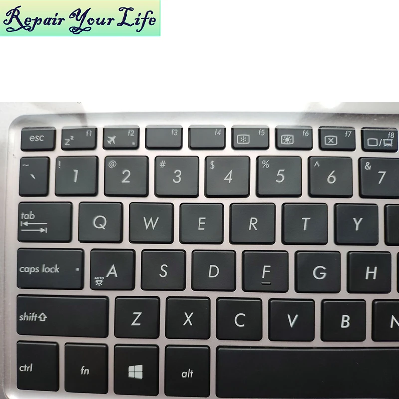 Клавиатура для ноутбука ASUS UX305C UX305CA UX305FA американский английский 90NB0AA5 R31US0 PK1319Y810S SG-81400 XUA черный КБ серебристый C Упор для рук
