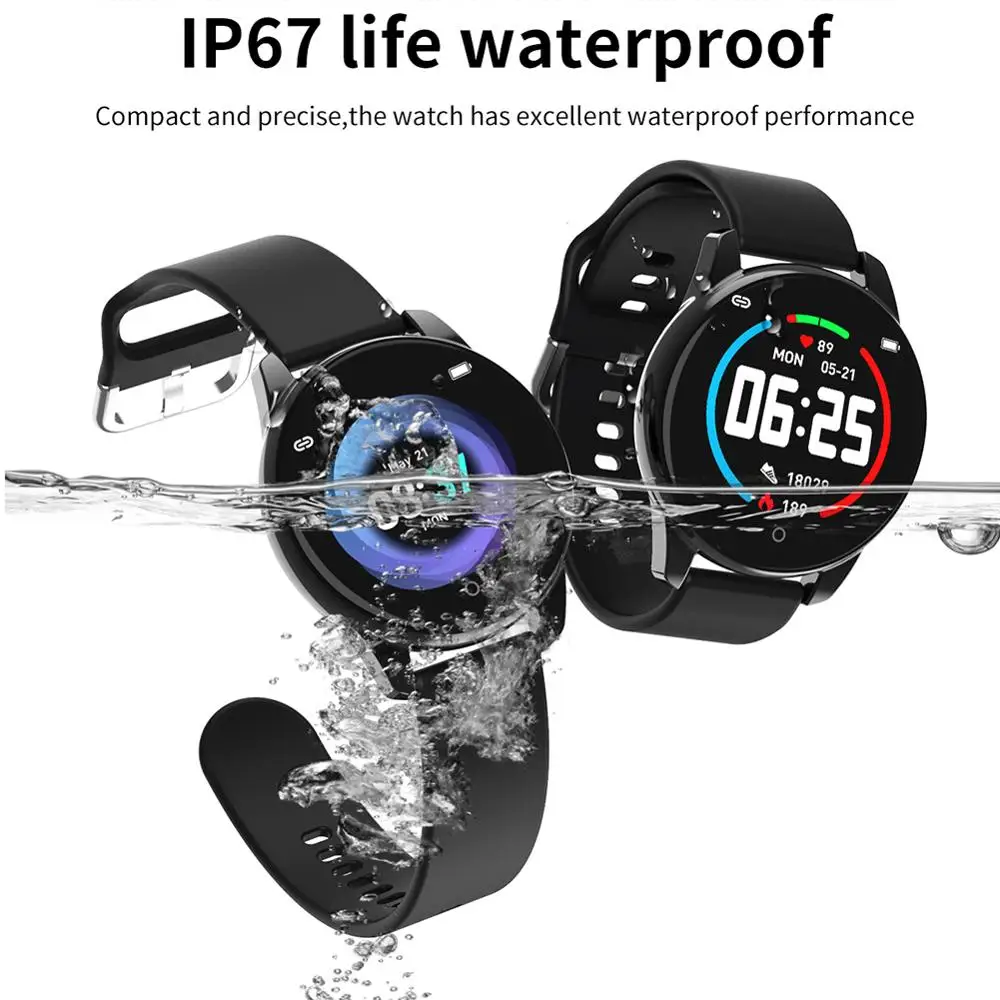 IP67 Waterproof Sports Smart Watch 4 Smart Bracelet Heart Rate Blood Pressure Monitoring Health Reminder Sports Bracelet