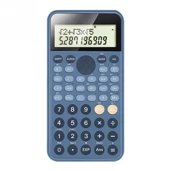 

Scientific Calculator Universal Teaching School 12 Digits Professional Portable Multifunctional Handheld Office Two Line Display