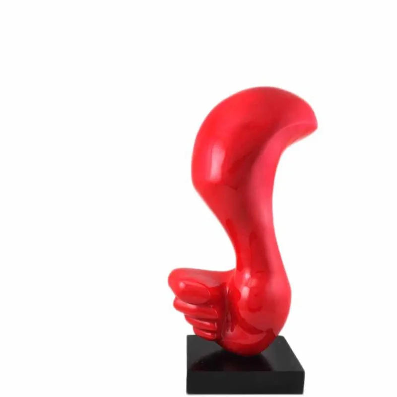 

26 Inch European Thumb Like Figurine Abstract Character Art Sculpture Resin Art&Craft Living Room Office Ornaments R2324