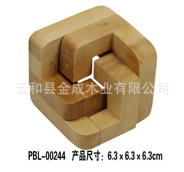 

Simple Educational Pbl-00244 Wooden Interlok Rubik's Cube Toy Best Seller Educational Wood Toy