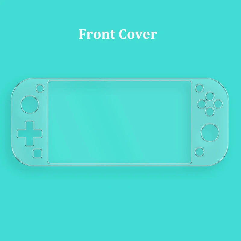 Жесткий Чехол для ПК с кристаллами Nintendo Switch Lite прозрачный чехол Mini закаленное