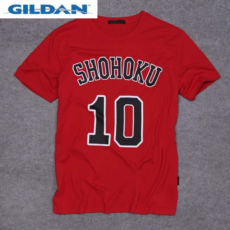Новые Hanamichi Sakuragi Slamdunk футболки для мужчин весна/лето футболка с коротким рукавом