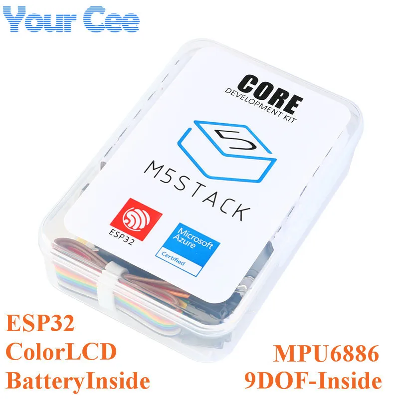 Комплект для разработки ядра датчика движения M5Stack серии ESP32 Mpu6886 9Axies расширяемая