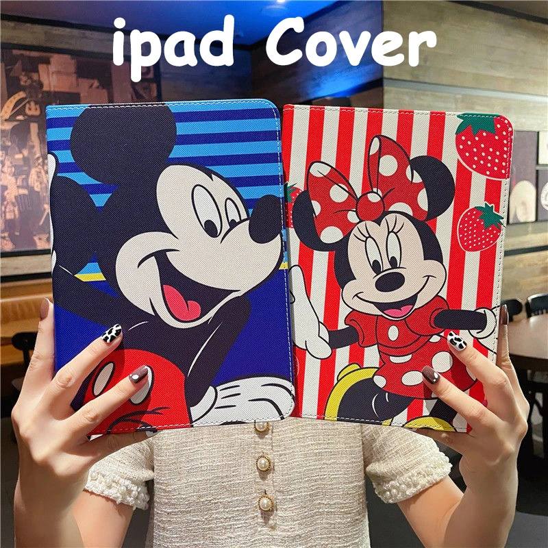 Disney Mickey Minnie Cover For Ipad 10 2 19 For Ipad Mini 1 2 3 Case For 9 7 17 18 Ipad Air 1 2 9 7 Tablet Soft Funda Tablets E Books Case Aliexpress