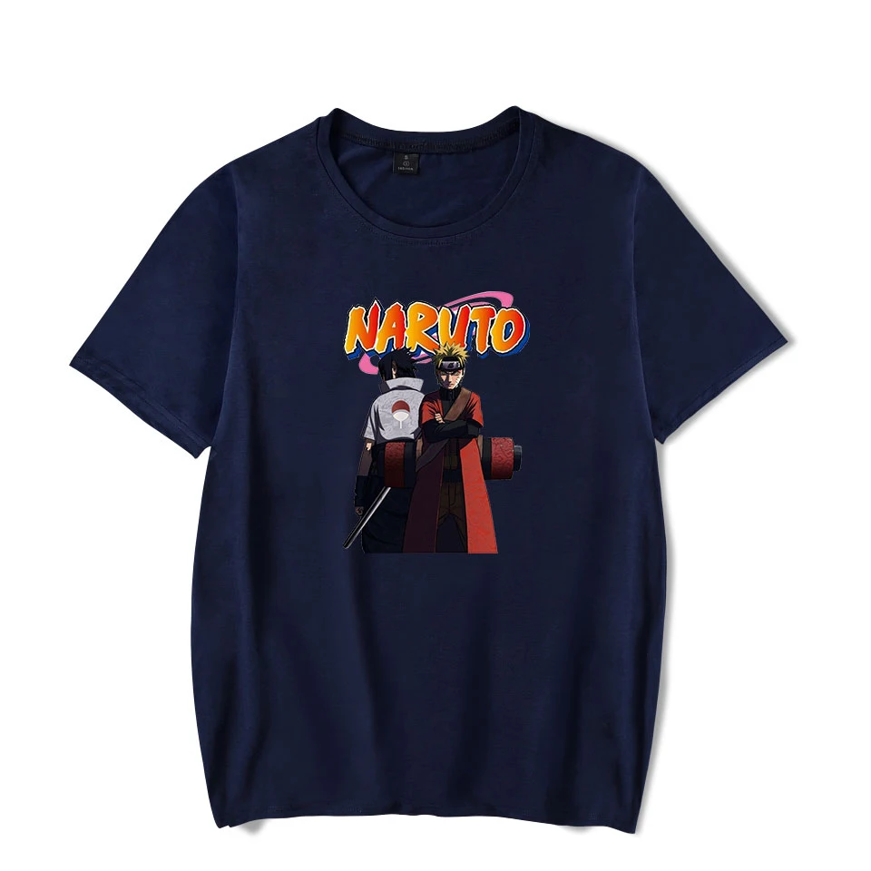 Новинка Наруто Аниме 2D печать Kpop футболка женская мужская мода крутой Досуг Лето короткий рукав Футболка
