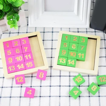 

3D Slide Puzzle Children's Educational Toys Plastic Building Numbers Alphabets Learning Jigsaw Game Toys