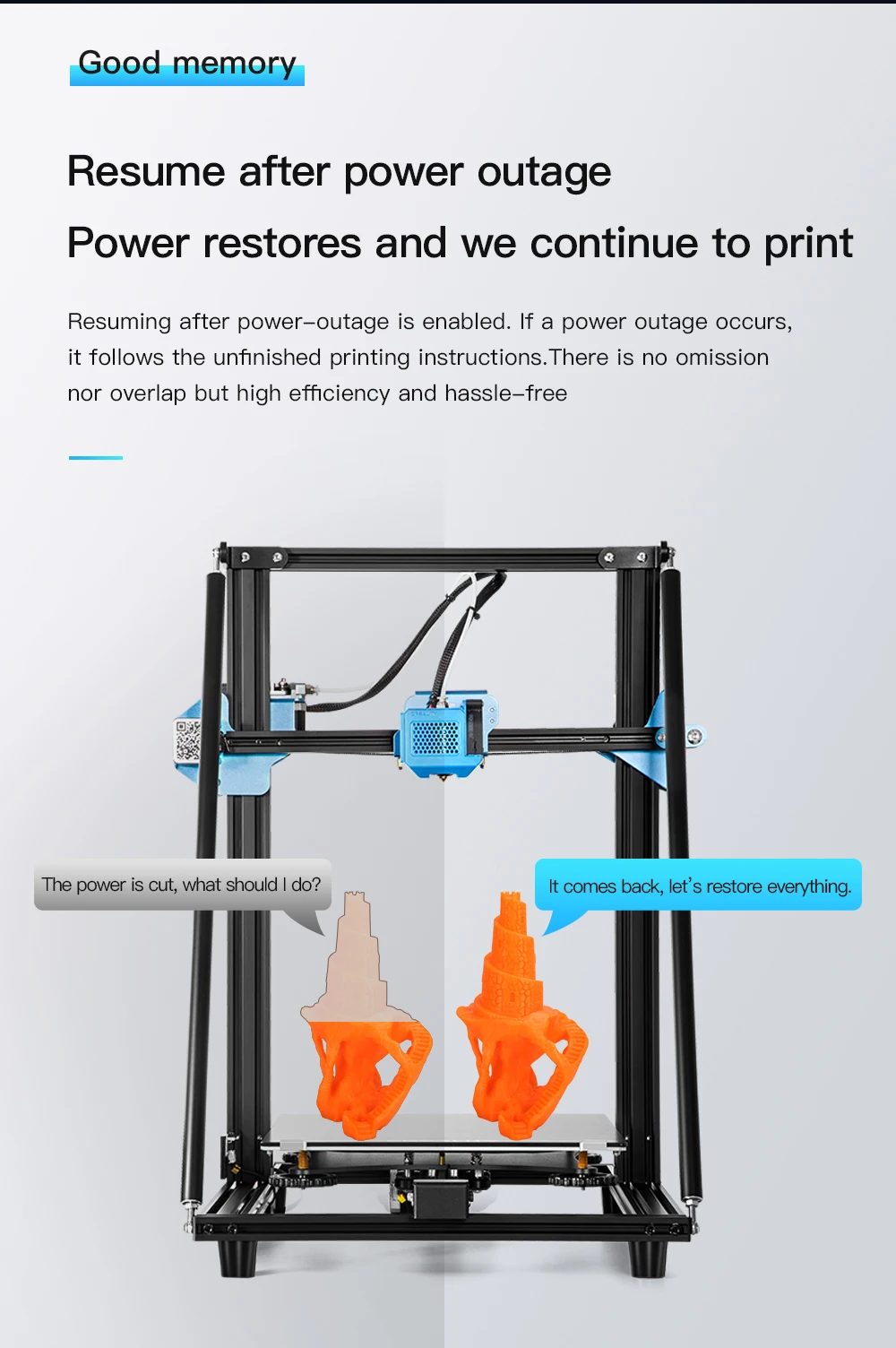 CREALITY 3D Upgrade CR-10 V2 размер принтера 300*300*400 мм, BL сенсорная Бесшумная материнская плата печать с блоком питания Mean well