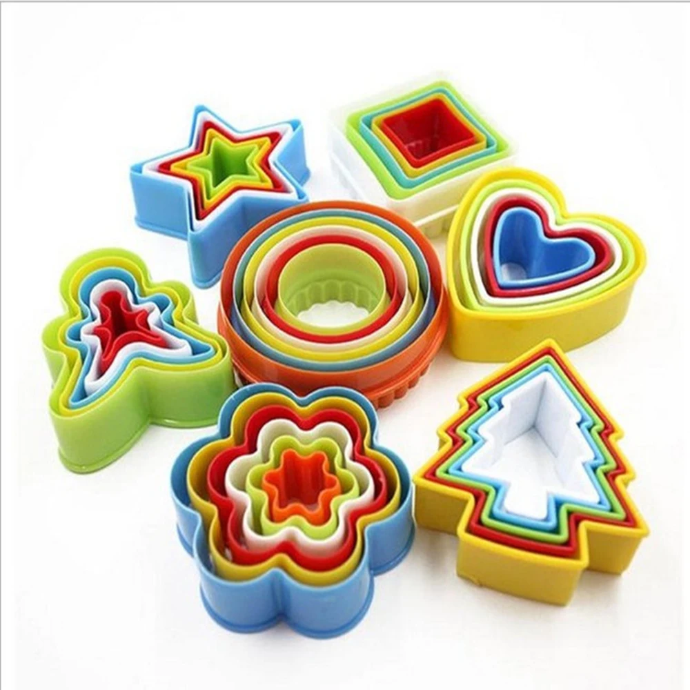 5pcs/6pcs/Set DIY Cookie Cutter Cake Mold Biscuit Fondant Kitchen Cooking Baking Tools Christmas | Дом и сад