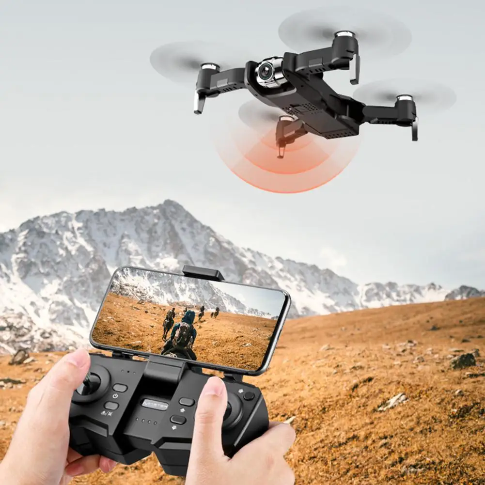 Foldable Drone With 1080p 4K Camera Live Video Camera Drone Helicopter Rc Quadrotor Toys Helicopter Christmas Birthday Gift