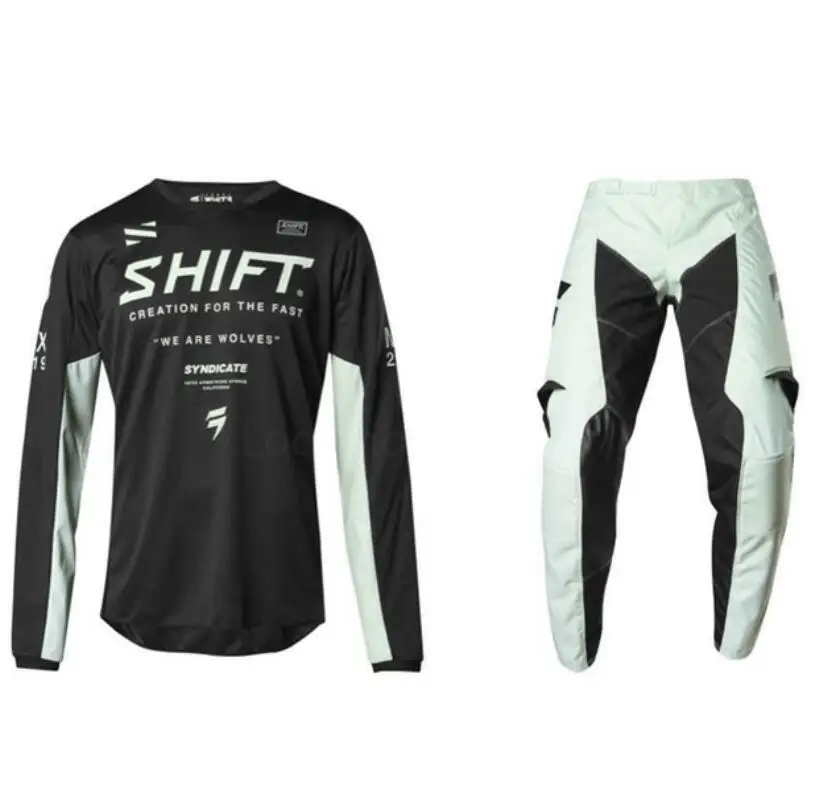 Новинка для Shift MX WHIT3 Label темно-синие трикотажные штаны для взрослых оборудование для мотокросса костюм сочетание брюк и трикотажных изделий - Цвет: 4
