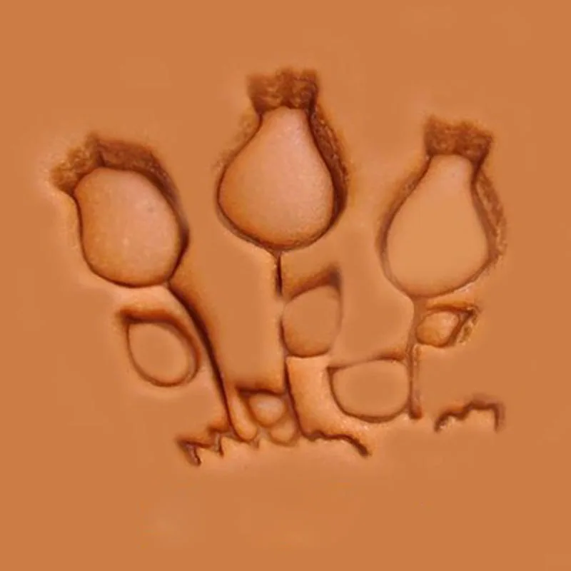 Transparent Acrylic Soap Making Stamp, Mini Rose, Sunflower Pattern, Seal Chapter, DIY, Handmade