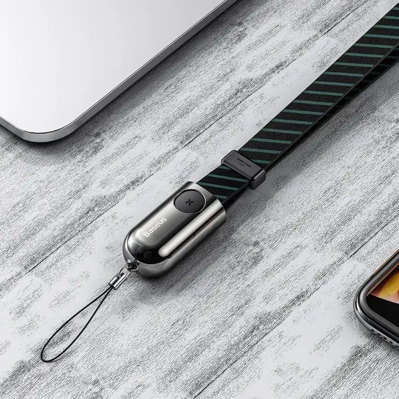 Baseus шнур USB кабель зарядный кабель провод 2.4A Быстрая зарядка портативный кабель для iPhone кабель для передачи данных для iPhone Xs Max XR 8
