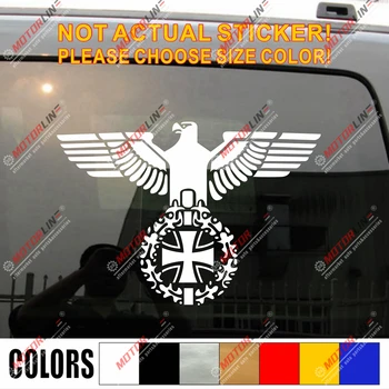 

30*21cm German Reich Eagle Iron Cross Insignia of N Germany 1933 45 German Army WW2 Vinyl Car Decal Bumper Sticker