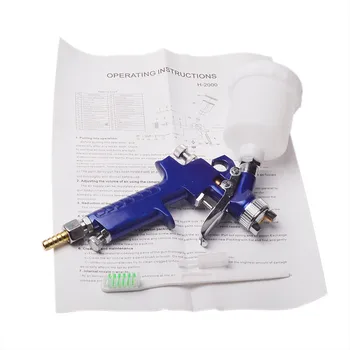 

0.8mm 100ml Professional HVLP Air Spray Gun Paint Sprayer Gravity Feed Airbrush Kit Car Furniture Painting Spraying Tool