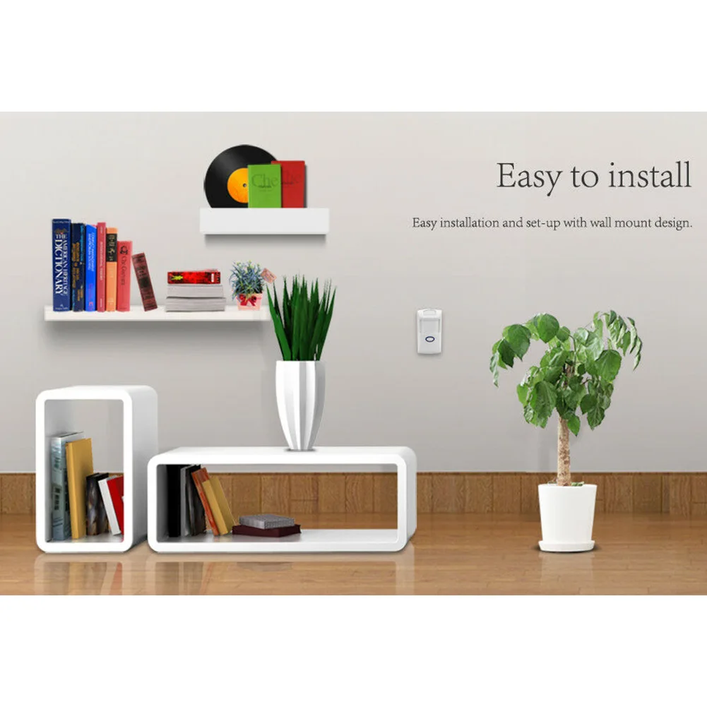 

433MHZ Anti Pet Immune Remote Control Alarm Outdoor System Intelligent Security Wireless Detector Infrared PIR Home