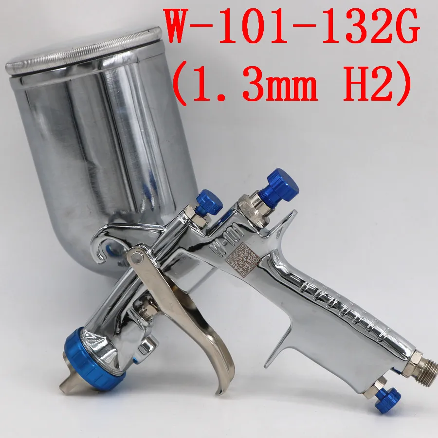 132G(1.3mm H2) Япония W101 134 г пистолет-распылитель W-101 HVLP ручной пистолет-распылитель пластиковая чашка 400 мл - Color: 132G(1.3mm H2)