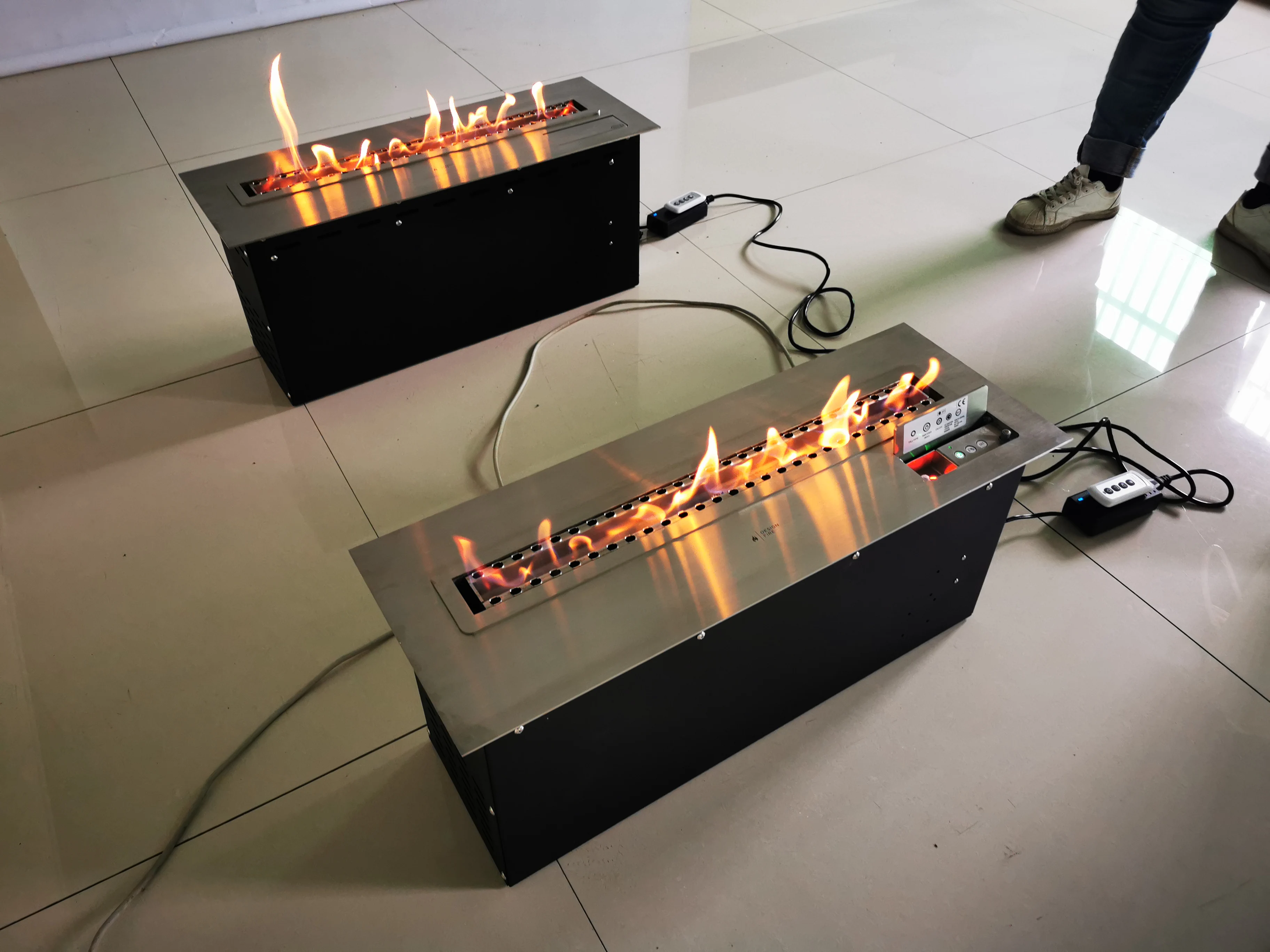 36 inch (90cmx25cmx24cm) Smart Bio-ethanol fireplace indoor