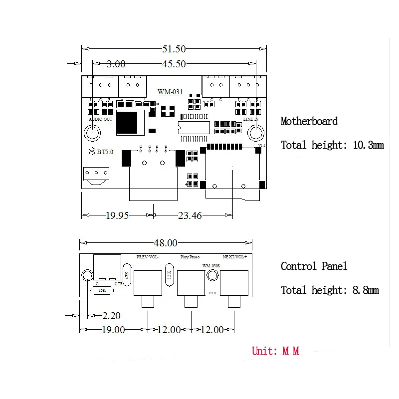 WiFi MP3 Decoder Bluetooth 5.0 Board WAV FLAC USB MP3 Speaker Player Plate Audio Module TF Card With Wireless Remote Control DIY