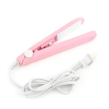 

Portable Electronic Ceramic Fast Hair Straightener Portable Mini Hair Flat Iron Wet/Dryer Straightening Irons Professional