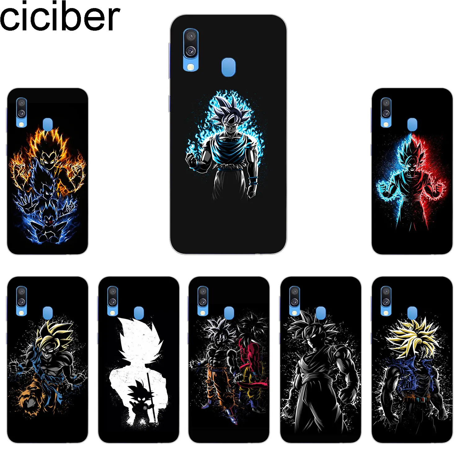 ciciber Phone Cases for Samsung Galaxy A50 A70 A40 A30 A20 A60 A10 A20e A80 Soft Silicone TPU Back Cover Dragon Ball Capa Fundas |