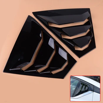 

beler ABS 2PCS Gloss Black Side Vent Window Scoop Louver Trim Fit for Nissan Teana Altima 2019