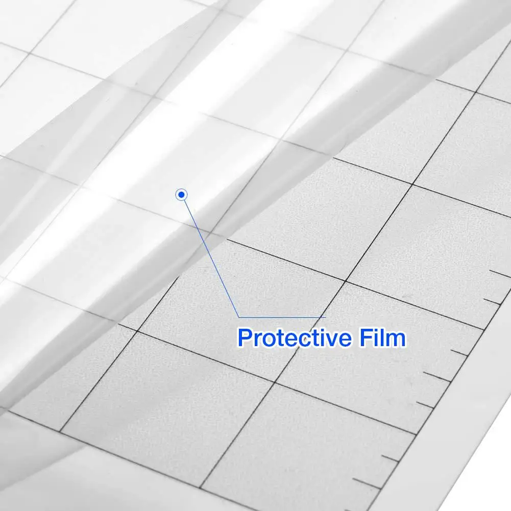 2 шт. сменный коврик для резки прозрачный клейкий коврик с измерительной сеткой 12*12 дюймов для силуэта Камея плоттер машина
