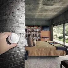 Мини-светодиодный двусторонний ночник с клейкой лампой 2 цвета света(белый/желтый) 3* AAA батареи(не входят в комплект) для кухни/дома/комнаты