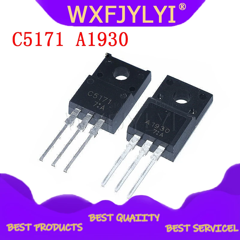 10 шт. (5 2SA1930 + 5 2SC5171 ) A1930 TO-220 C5171 TO220 оригинал и новый | Электронные компоненты