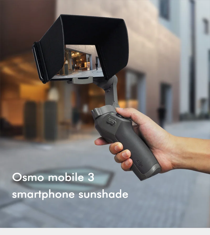 STARTRC OSMO Mobile 3 Sunshade смартфон солнцезащитный капюшон 4,7-5,5 дюймов для DJI OSMO Mobile 2/3 ручные стабилизаторы аксессуары для стабилизаторов