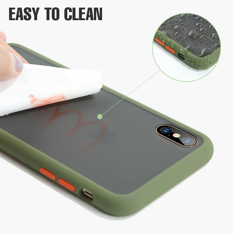 Luxury Shockproof Case For iPhone X XR XS Max Silicone Translucent Matte phone cover For iPhone 11 pro max 7 8 Plus cases fundas (21)