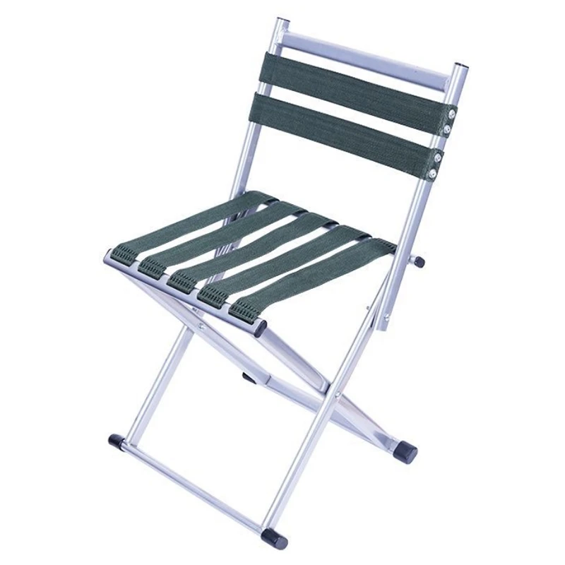 Thick Backrest Folding Chair Adult Outdoor Pony Fishing Stool Small Bench | Спорт и развлечения