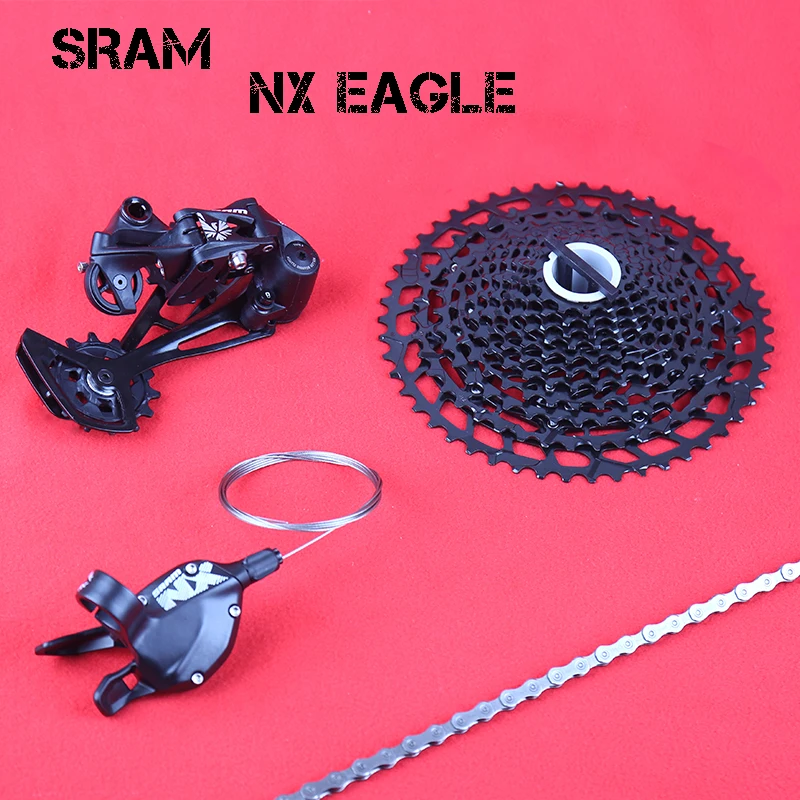US $202.02 SRAM NX EAGLE 1x12 speed Groupset Kit Trigger Shifter Rear Derailleur Chain MTB Bicycle Part With PG1210  PG1230 Cassette 1150T