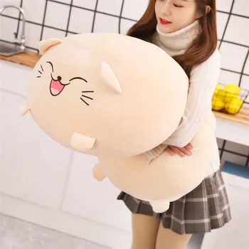 

90cm New Animal Cute Pig Cat Rabbit Kawaii Plush Toy Nap Sleep Pillow Soft Cartoon Stuffed Doll Baby Pillow Gift Toys