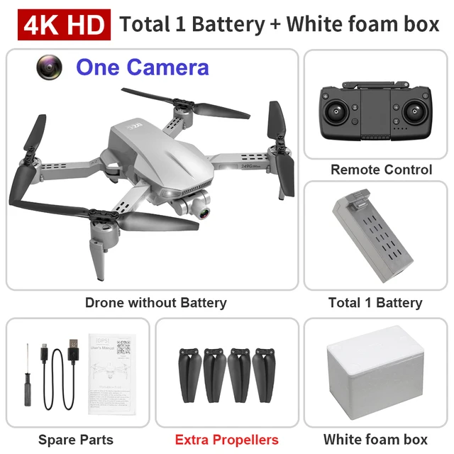 L106 Pro New GPS Drone With Camera 5G WIFI FPV Drones Brushless Motor Foldable RC Quadcopter 4K Professional Dron Toys VS L109