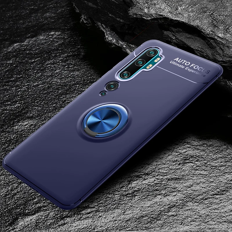 360 чехол-кольцо, чехол для Xiaomi mi Note 10 Pro mi A3 CC9 CC9e Lite, чехол-подставка, магнитный металлический силиконовый чехол из ТПУ