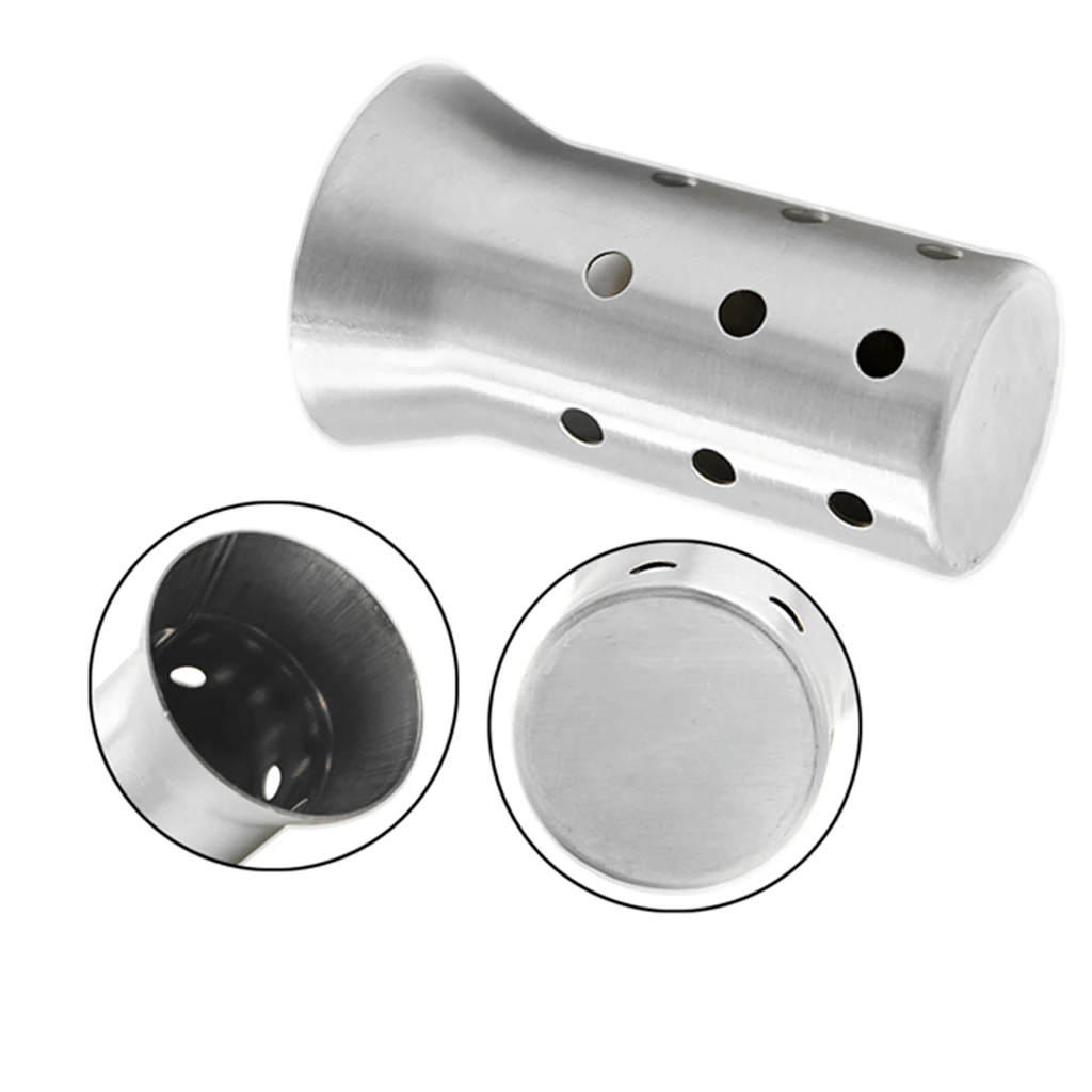 51mm 2'' Silver Removable Motorcycle Exhaust Pipe Silencer Muffler Baffle Parts for Yamaha Honda Kawasaki Suzuki BMW