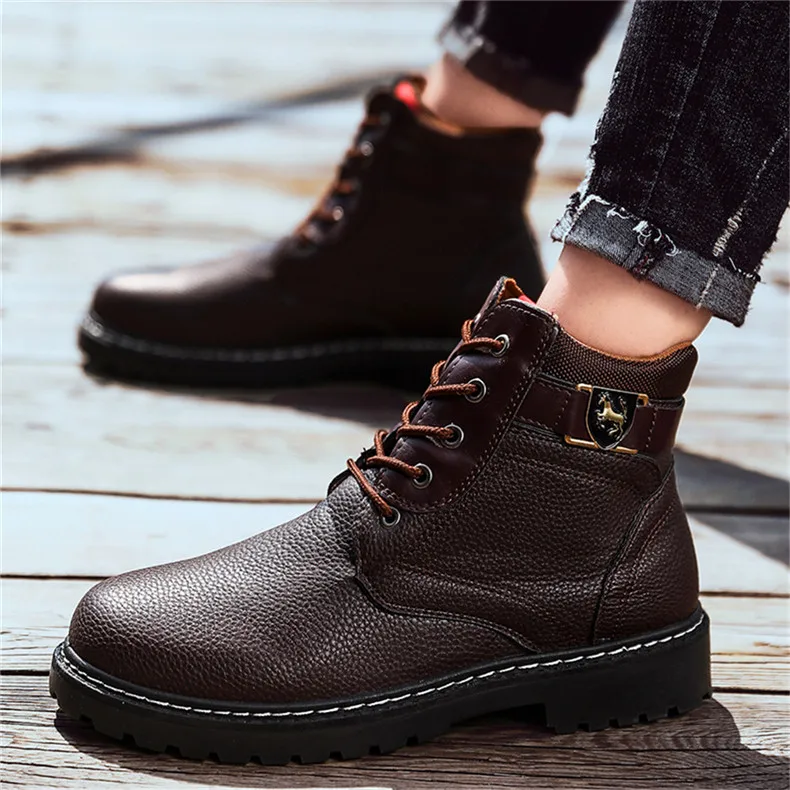 39-44 boots winter Comfortable Non-Slip warm men winter shoes#GC38188