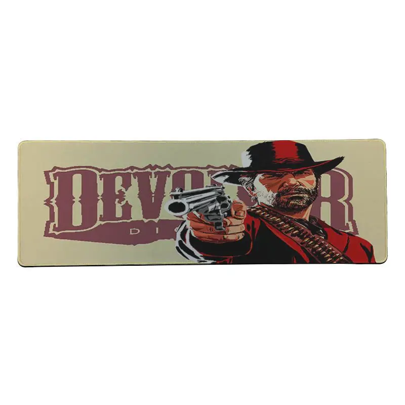 300X800X2mm Классные новые изображения из фильма «Red Dead Redemption» 2 Удобная мышка коврик большой игровой коврик для мыши Коврик для клавиатуры - Цвет: 300X800X2mm