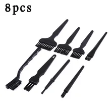 8* антистатические щетки Антистатическая щетка для пыли Нескользящая ручка черный Rework ESD инструмент для очистки
