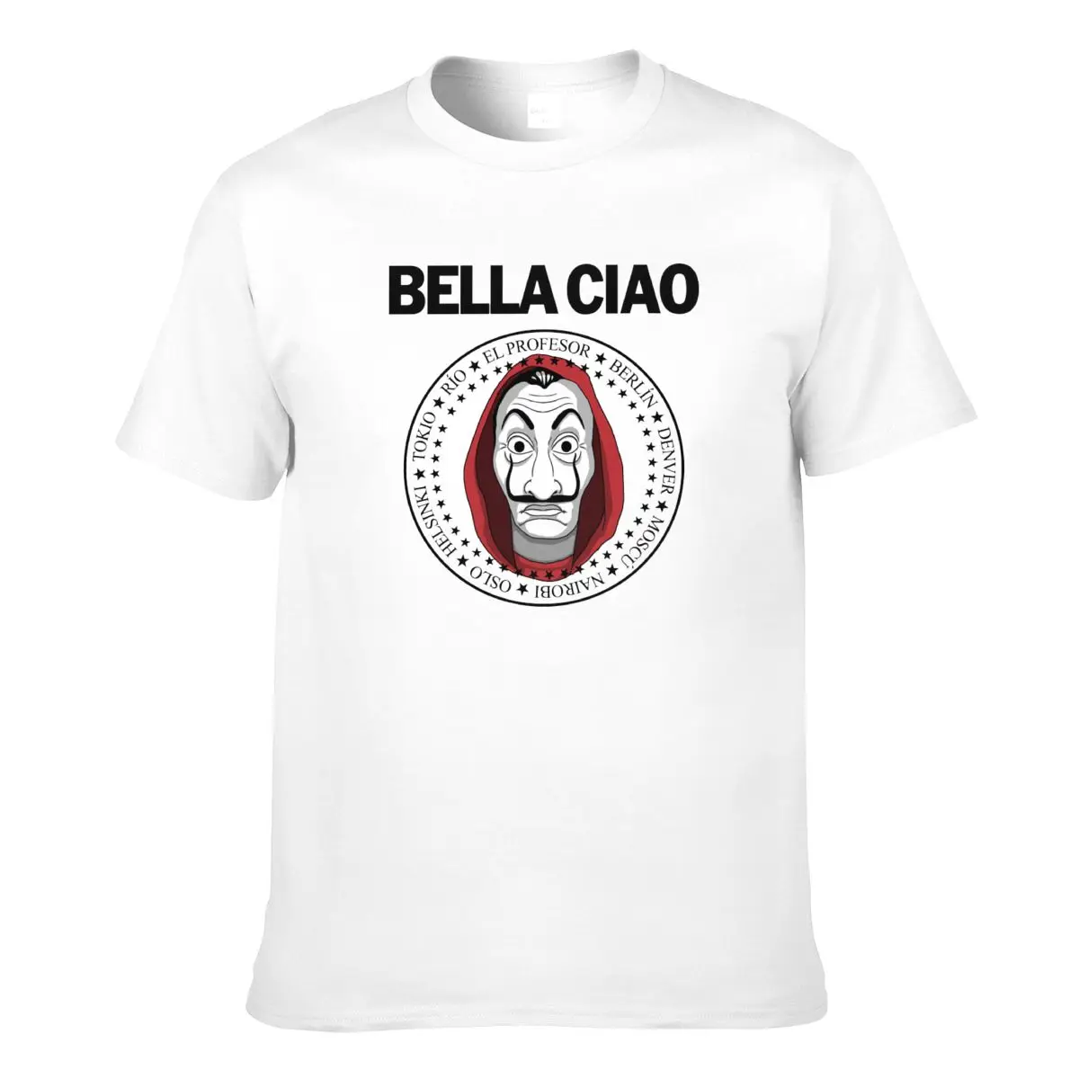 

Paper Squad T Shirt Bella Ciao Chao Bela Money Heist Casa Papel Partisano Popular