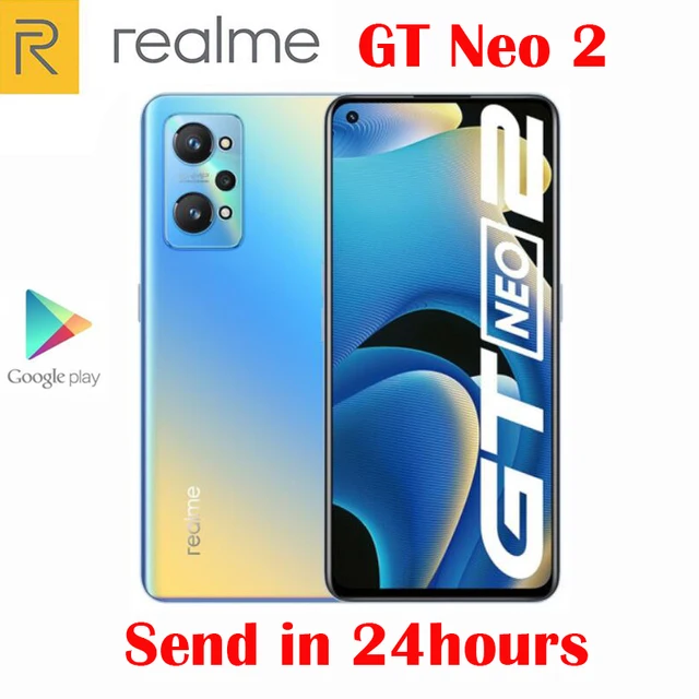 Original New Official Realme GT Neo 2 Neo2 5G Cell Phone 6.62inch AMOLED Snapdragon870 Octa Core 64MP Camera 5000mAh 65W NFC 3