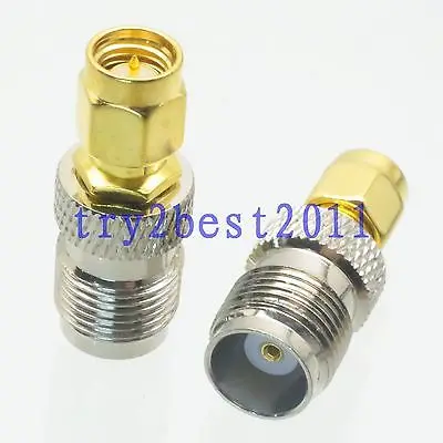 DHL/EMS 50 комплектов 1pce разъем адаптера tnc-разъём pin к SMA штифт RF коаксиальный Прямой-C1