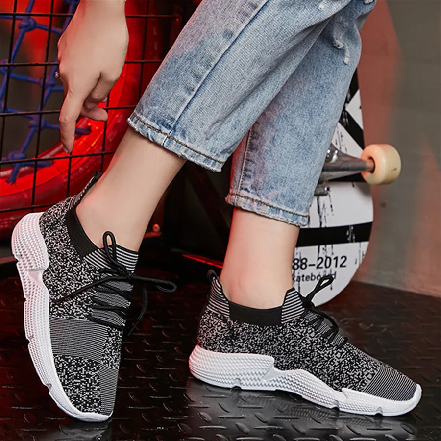 Women's platform sneakers casual plus size breathable sports shoes outdoor fitness running shoes non-slip sneakers homens 35A14 (8)