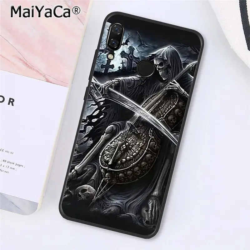 A6 MaiYaCa Мрачный Жнец "скелетная" Капа чехол для телефона для Xiaomi Redmi8 4X 6A S2 5A Redmi 5 5Plus Note7 8Pro 7A 6A - Цвет: A6