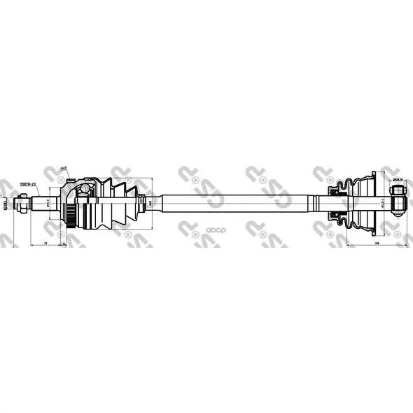 Drive gear Assembly 250026 GSP art. 250026