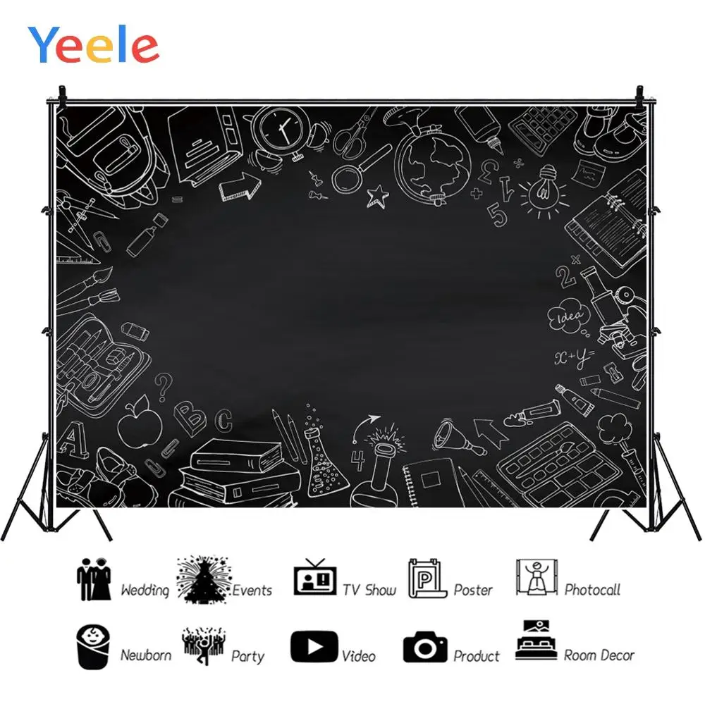 Задний фон для фотосъемки Yeele для школьников, вечерние Портретные декорации, фотографический фон для фотосъемки, фоны для фотостудии