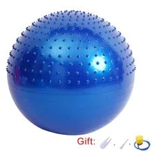 65 см массажный мяч для йоги, взрывозащищенные шарики для гимнастики, фитнеса, тренировок, облегчение боли, пилатий, фитбол для баланса, Бесплатный насос