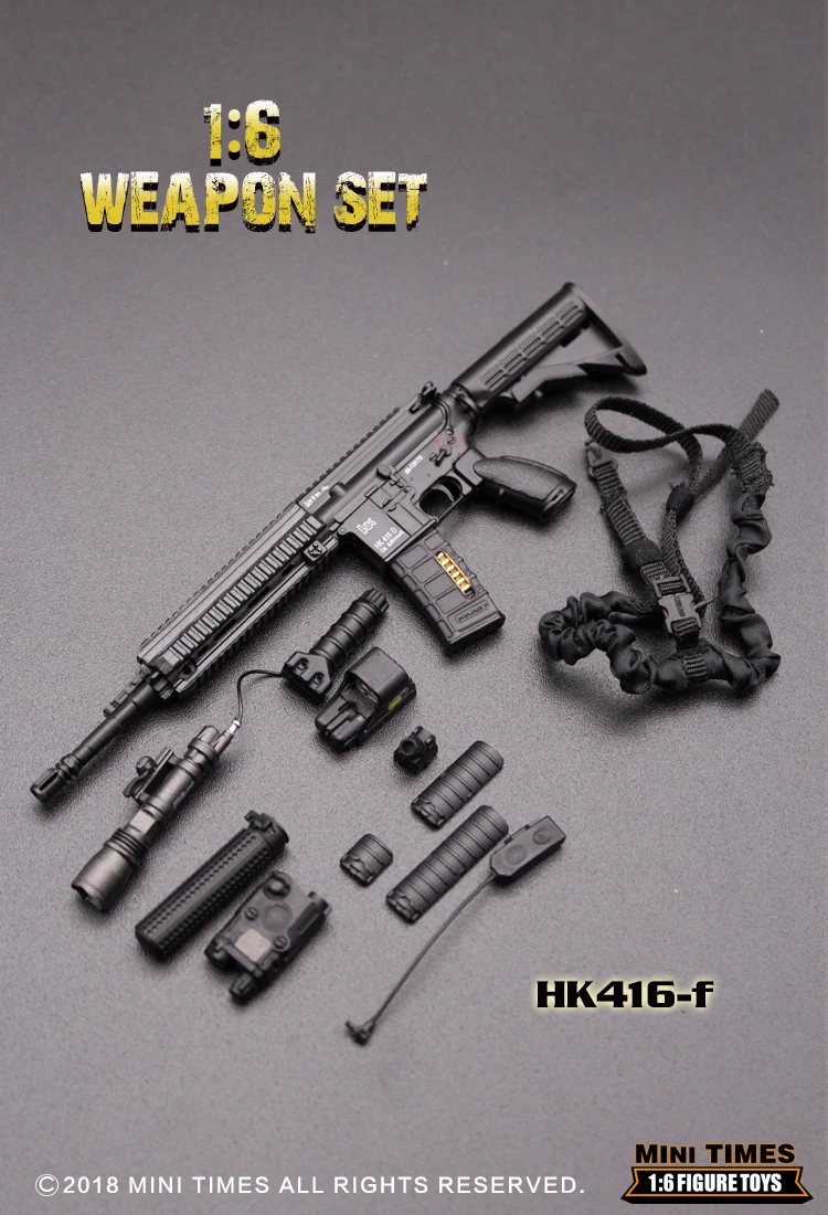 Масштаб 1/6 игрушки mini times серия HK416 M4 модель оружия для винтовки 12 дюймов фигурные