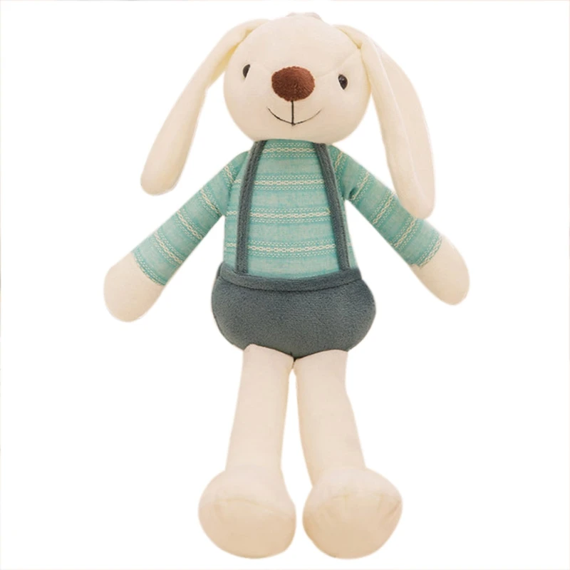 Dark Green Hot-40Cm, милый кролик, плюшевый кролик, игрушка, мягкая ткань, плюшевый кролик, пасхальный подарок, декор для детей, игрушки для детей, год - Цвет: Dark Green